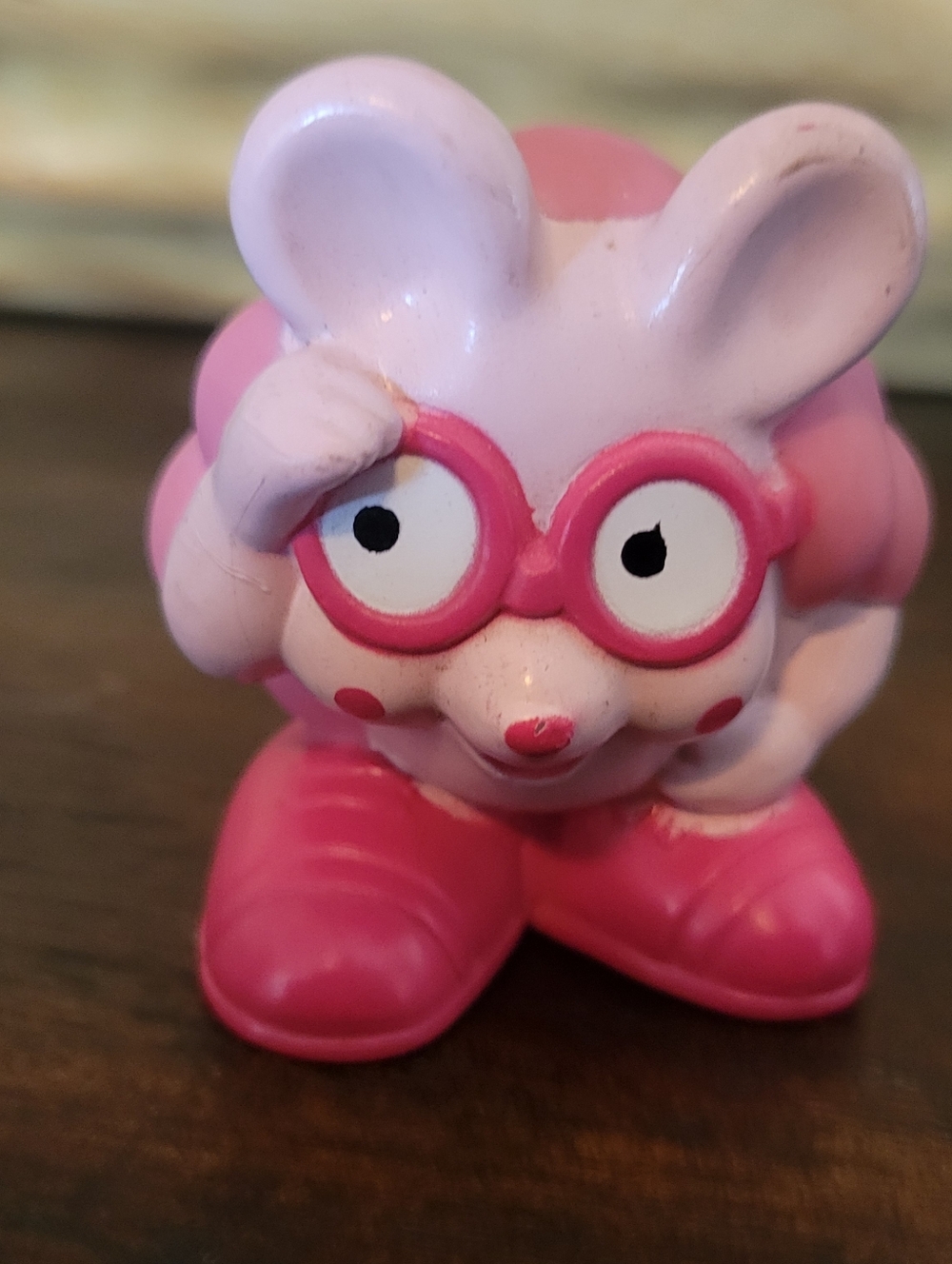 Vintage Tonka Keypers Baby Pink Finder Vinyl figure 80s pastel girly toy 1986 Ra